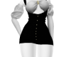 Dress white/ black Carla