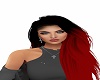 red and black hair