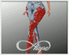 Lace Jeans RLL Red
