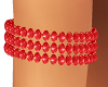 Red Pearl Armband {L}