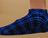 Blue Socks Plaid flat F