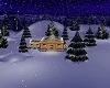 Xmas cabin in the woods