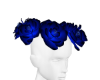Blue Flower Crown