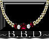 ~BBD~ Ruby gold necklace
