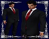 Full Suit - Red Tie