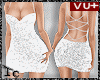 White Glitz Party Dress