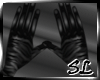 [SL] black lush gloves