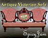 Antq Victorian Sofa Pink