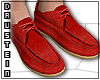 d|Bright Red Suede Shoes