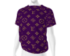 B LV Purple Shirt CP M