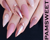 [PS] Pink glitter nails