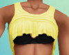 Scrunched Top-Yellow