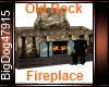 [BD] Old Rock Fireplace