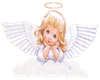 little angel on cloud