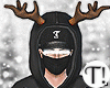 T! Reindeer Black Hoodie