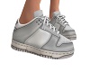 Gray Girls Sneakers