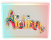 Aislinn Name Art by KJ