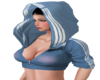 XK* Blue Sporty Hoodie