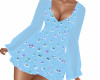 Blue Floral Dress (M)