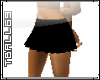 black mini skirt