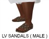 LV BROWN SANDALS