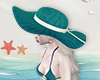 aquamarine beach hat