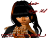 bang black hair
