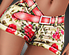 *A* Short Floral Red RLL