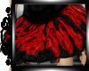 !   Feather Skirt Red