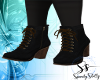 {SS} Black Leather Boots