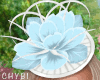 C~Blue Sophie Fascinator