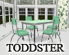 50s Formica Table Green