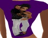 (V) purples shirt