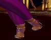 Purple Belly Dance Shoes