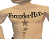 thunder hits male tattoo