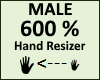 Hand Scaler 600% Male