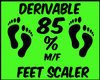 {J} 85 % Foot Scaler