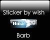 Vip Sticker Nina
