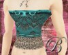 [B]classy teal corset