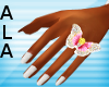 ALA -BUTTERFLY RING-SM-