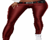 BD red leather pants