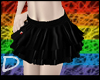 {D} Black Mini Skirt