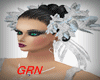 GRN*bride's hair+flowers