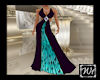 Purple Velvet and Teal