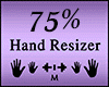 shrink hand %75