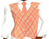 Peach Vest w/shirt