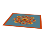 Blue Square Rug