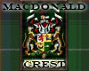 MacDonald Crest Sticker