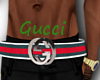 Gucci Belt Wht/Green/Red