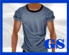 "GS" CASUAL T-SHIRT BLUE